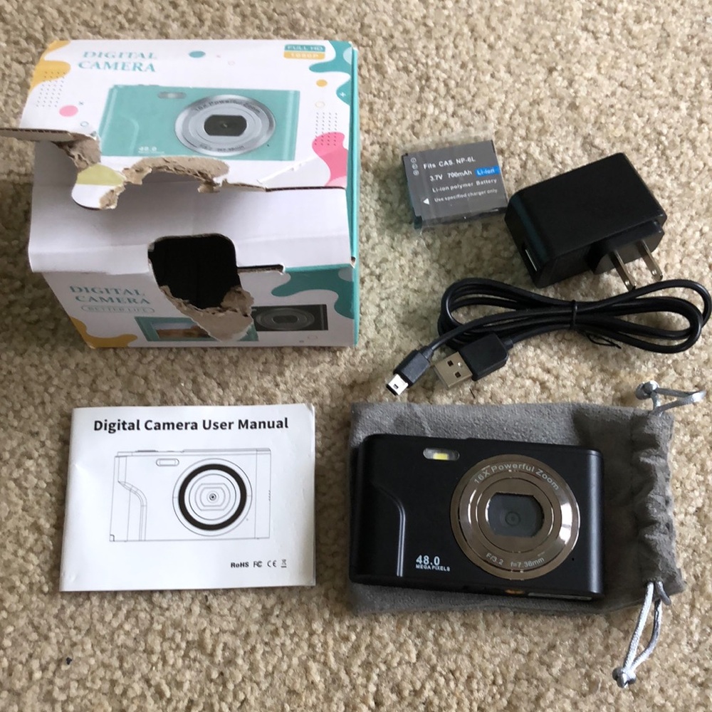 NIB Black Digital Camera